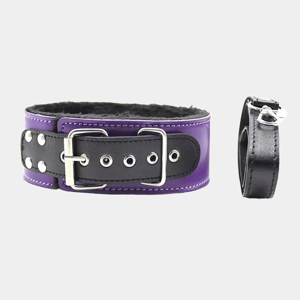 Orchid Ethical Leather Restraint Set at Tickle & Twist
