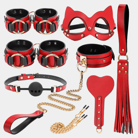 Scarlet Feline Bondage Set at Tickle & Twist