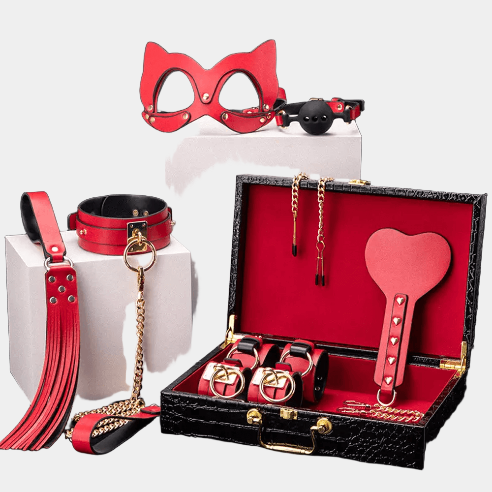 Scarlet Feline Bondage Set at Tickle & Twist
