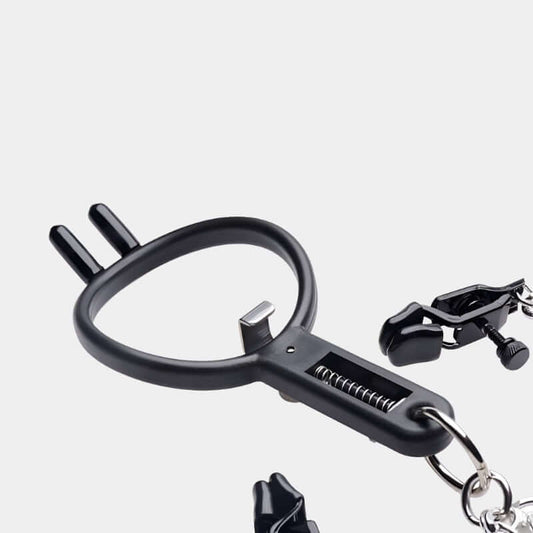 Extreme Punishment Clamps with Mouth Hook at Tickle & Twist