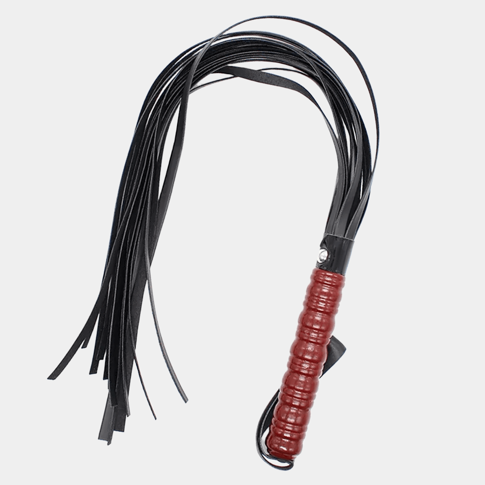 Wooden Handle Flogger at Tickle & Twist