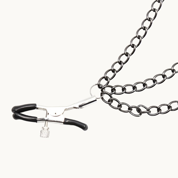 Glamorous Adjustable Pinch Nipple Clamps w/ 3 Chains