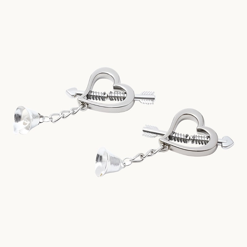 Love Heart Nipple Screw w/ Bell