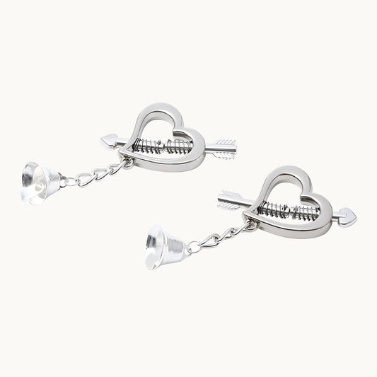 Love Heart Nipple Screw w/ Bell