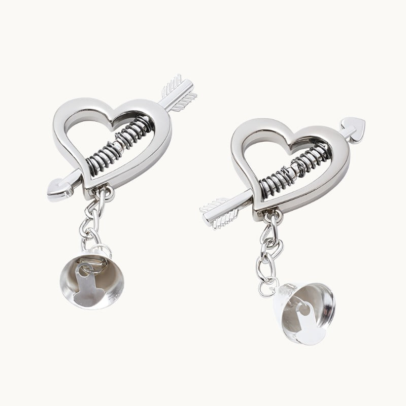 Love Heart Nipple Screw w/ Bell