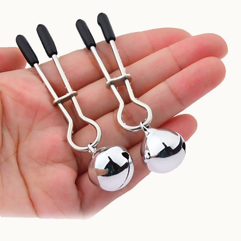 Pinch Clip Nipple Clamps w/ Ball Weight
