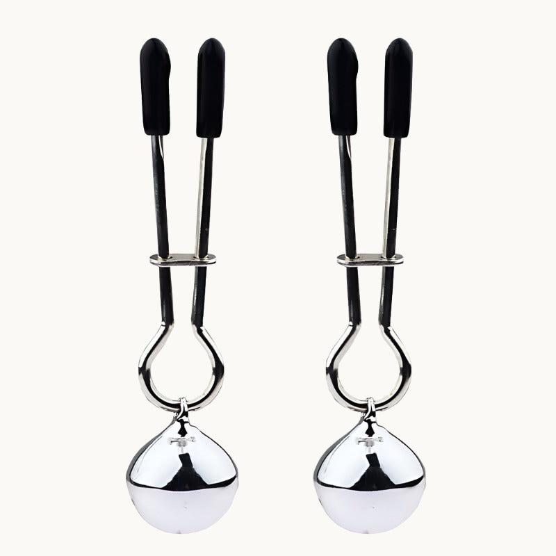 Pinch Clip Nipple Clamps w/ Ball Weight