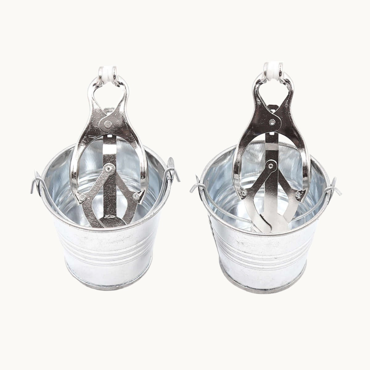 Cantilever Nipple Clamps w/ Bucket Weights