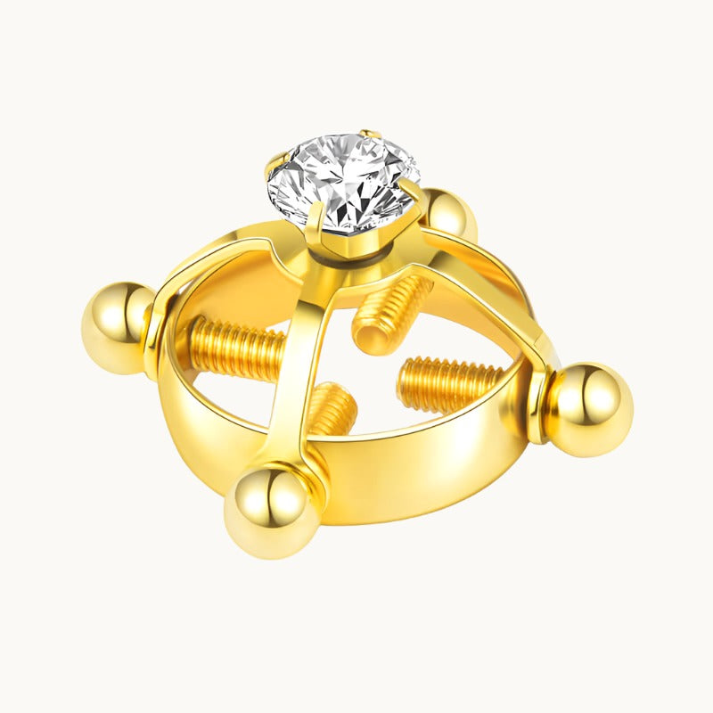 Diamonte Extreme Nipple Clamp Gold Colour