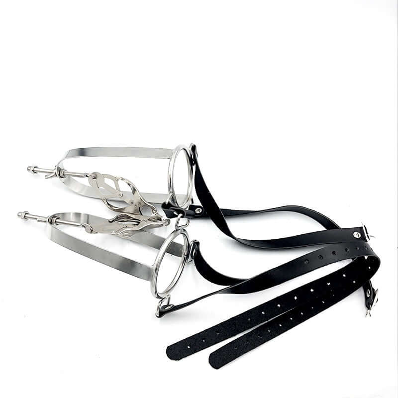 Wearable Japanese Nipple Clamp Tower w/ Strap