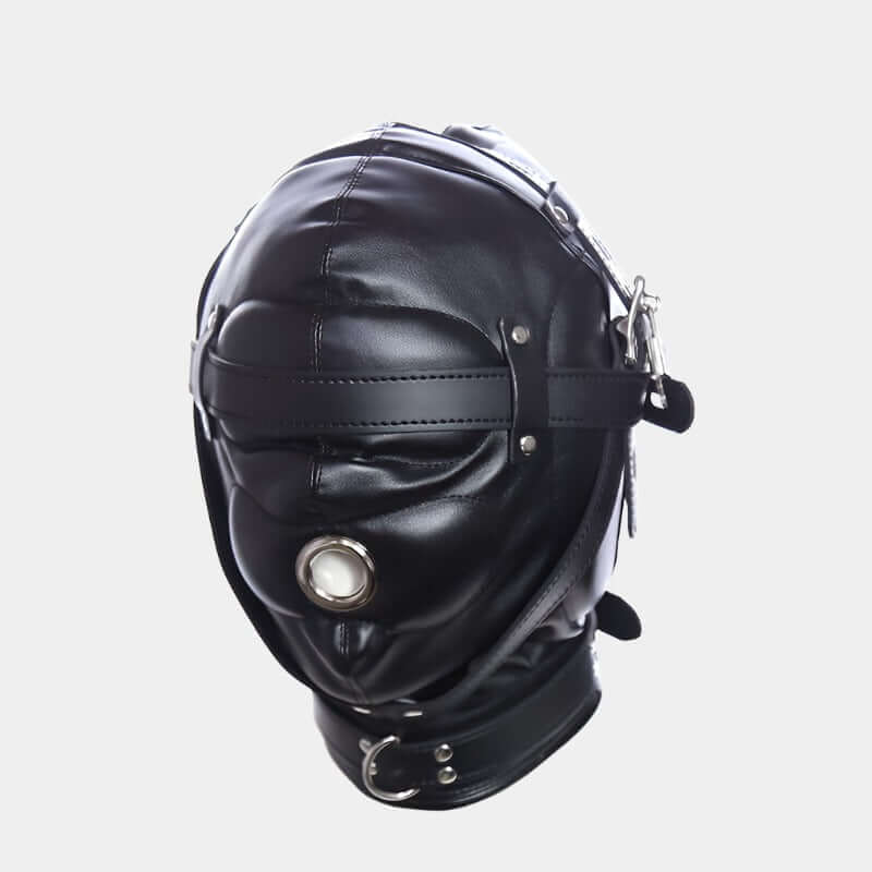 Heavy Duty Bondage Hood - With Lock at Tickle & Twist