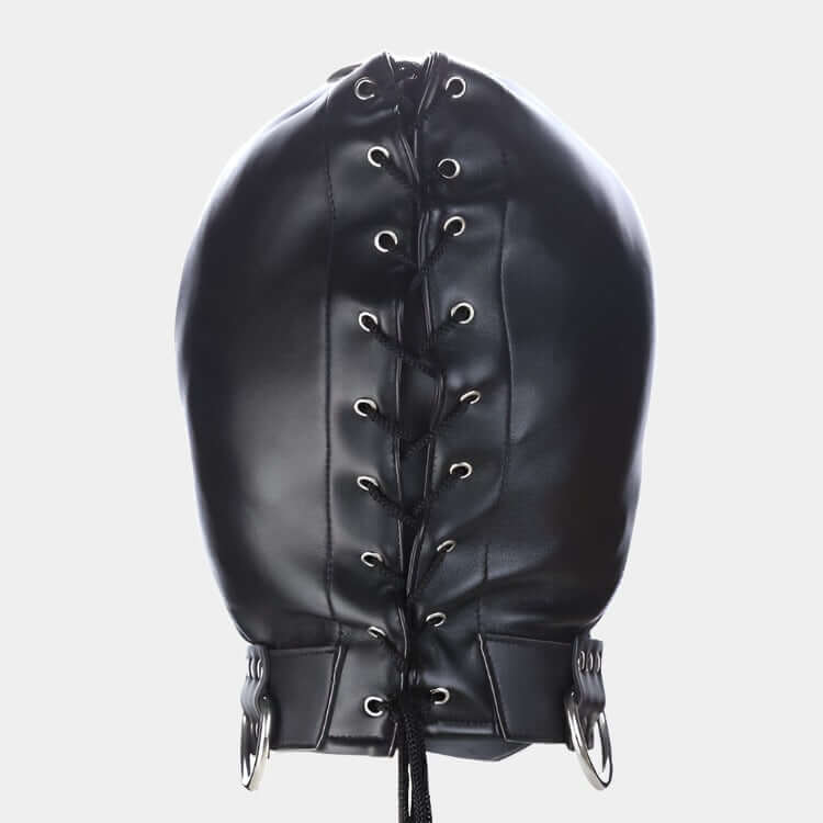 Hardcore Bondage Hood - With Zipper mouth at Tickle & Twist