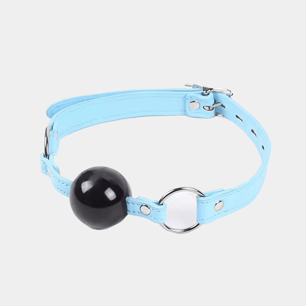 Whisper Soft Baby Blue Ball Gag at Tickle & Twist