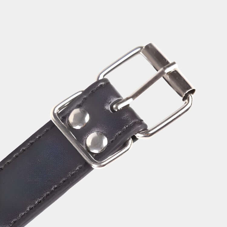 Vegan Leather Slave Bondage Plug Muzzle at Tickle & Twist