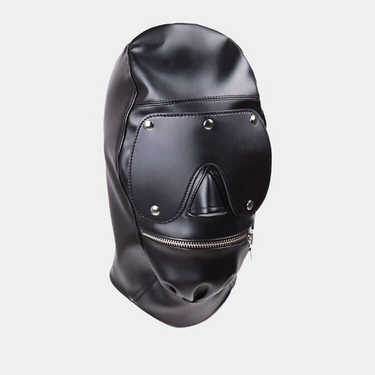 Hardcore BDSM Hood - With Zipper mouth at Tickle & Twist