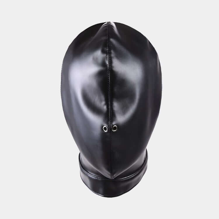 Full Face Synthetic Leather Hood at Tickle & Twist