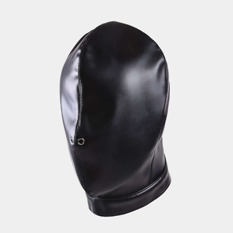 Full Face Synthetic Leather Hood at Tickle & Twist
