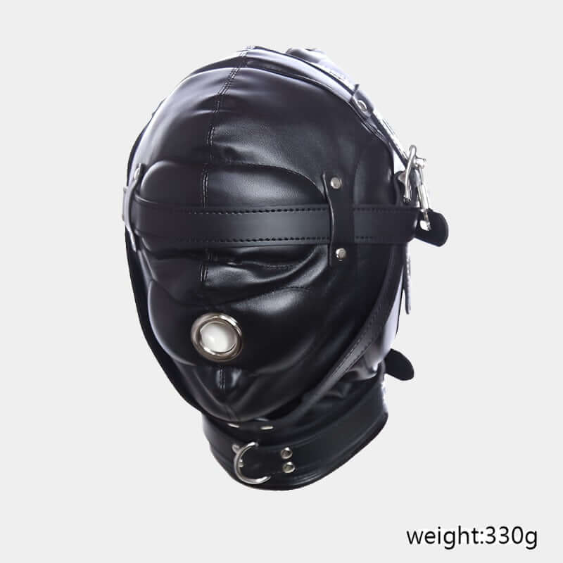 Heavy Duty Bondage Hood - With Lock at Tickle & Twist