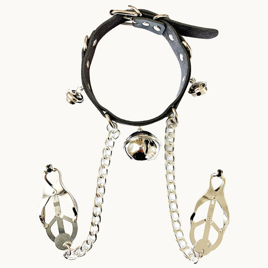 Nipple clamps with collar –